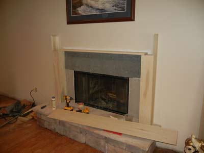 Mantel going together 