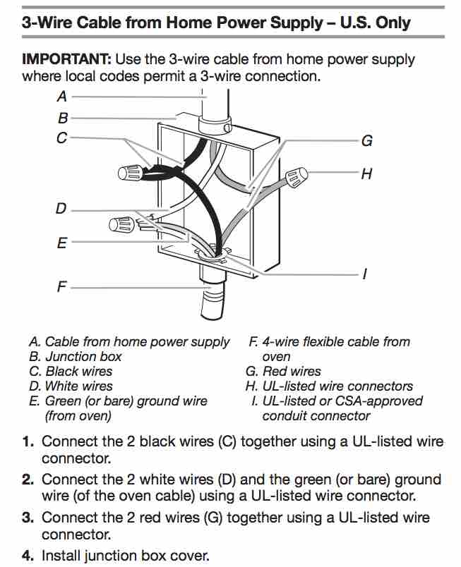 wiring diagram for a stove plug - AskmeDIY