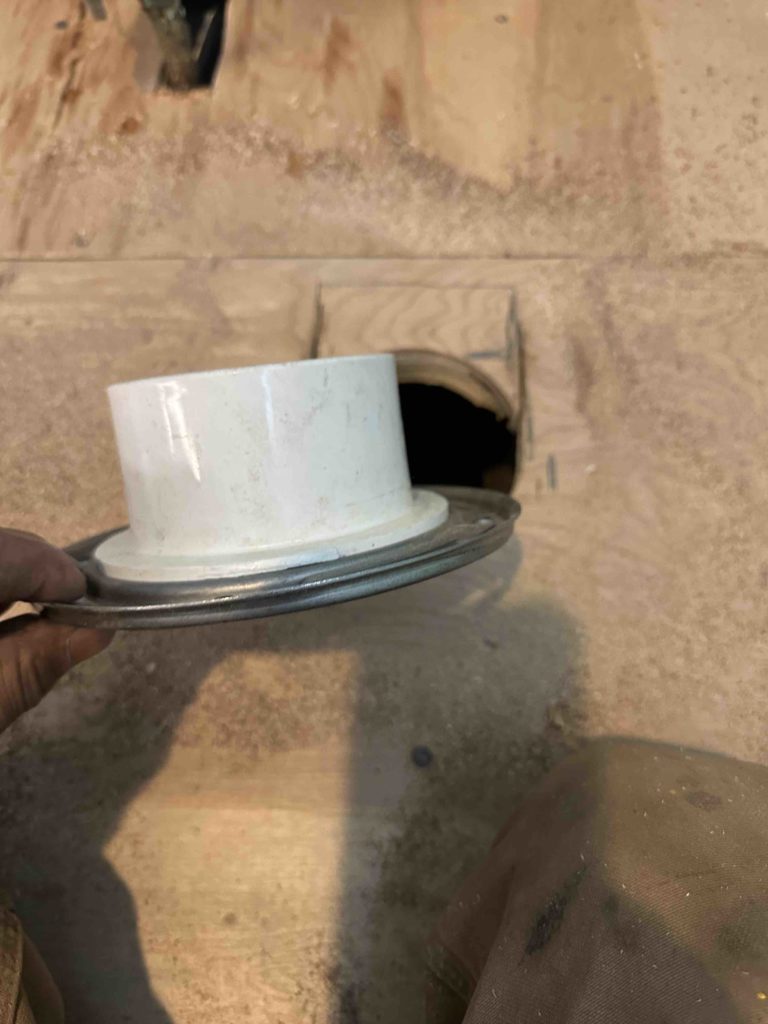 Installing An Offset Toilet Flange