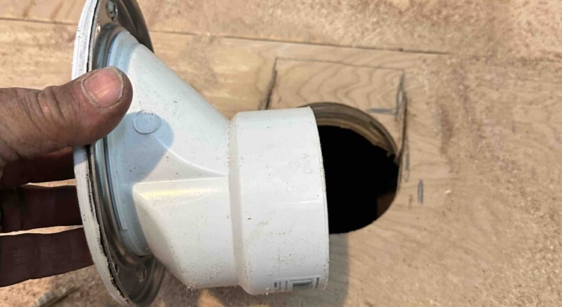 Installing an Offset Toilet Flange
