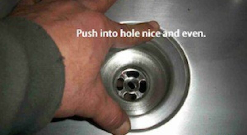 Installing Sink Baskets