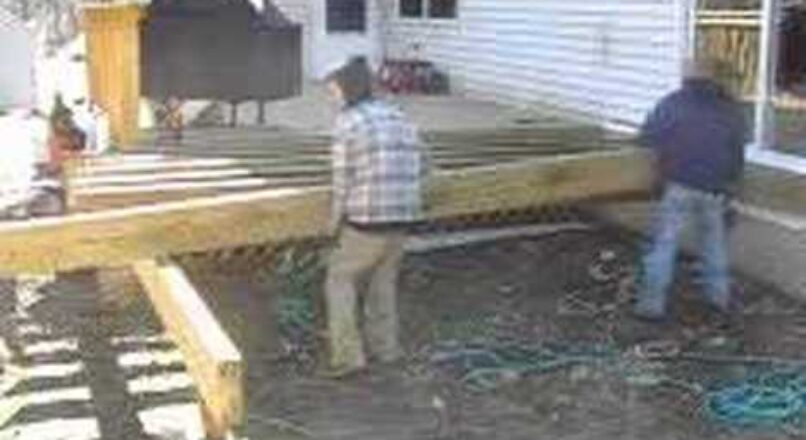 How To Frame A Deck Video