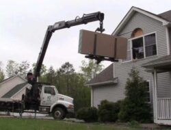 How to get sheetrock delivery to the second floor