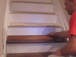 How to install laminate on stairs