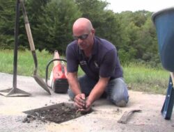 How to Patch a Pothole in Blacktop