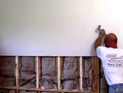 How to remove and install sheetrock.