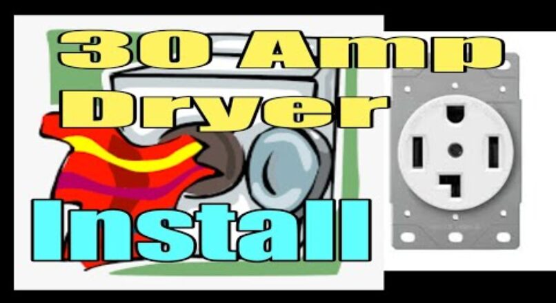 How to install a new 30 amp dryer circuit